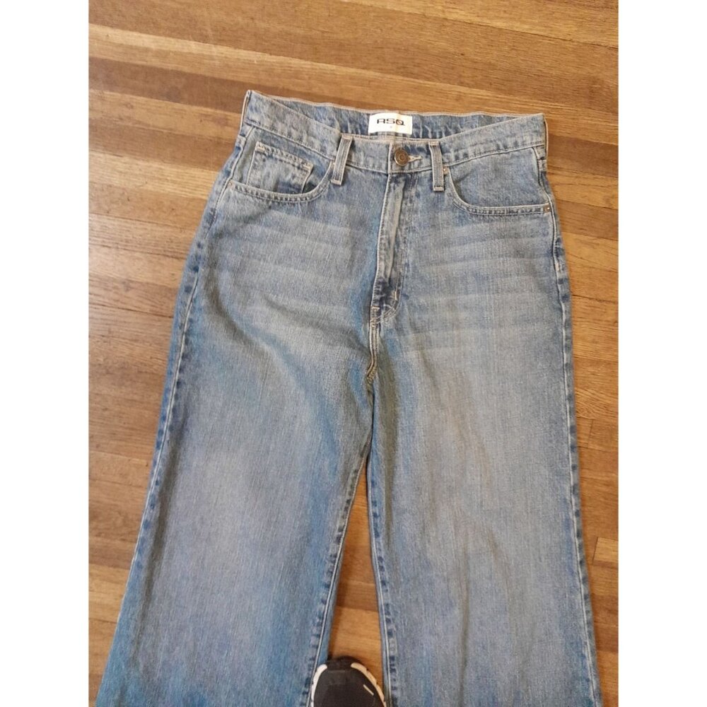 Vintage Womens Size 29 Boho Retro 60s Hippie High Rise Bellbottom Jeans - Picture 4 of 8